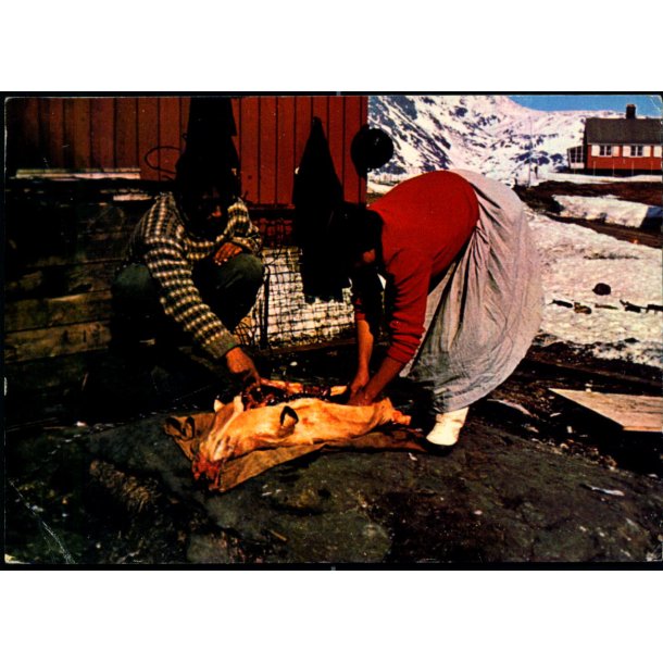 Sl klargres - Grnland - G.I.R. u/n - Brugt - Svagt hjrne !