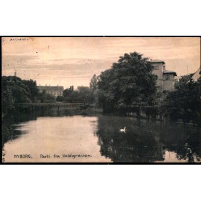 Nyborg - Parti fra Voldgraven - Stender 8443 - Brugt