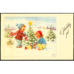 Hans Christian Petersen - Gldelig jul - Serie 106 - Brugt