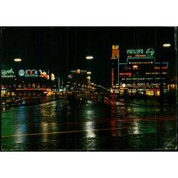 Kbenhavn -  Rdhuspladsen ved Nat - Rudolf Olsen 679 - Brugt