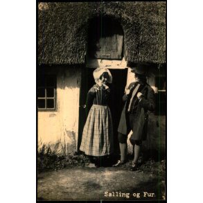 Danske Folkedansere i Frilandsmuseet - Salling og Fur - Folkedansere u/n - Ubrugt 