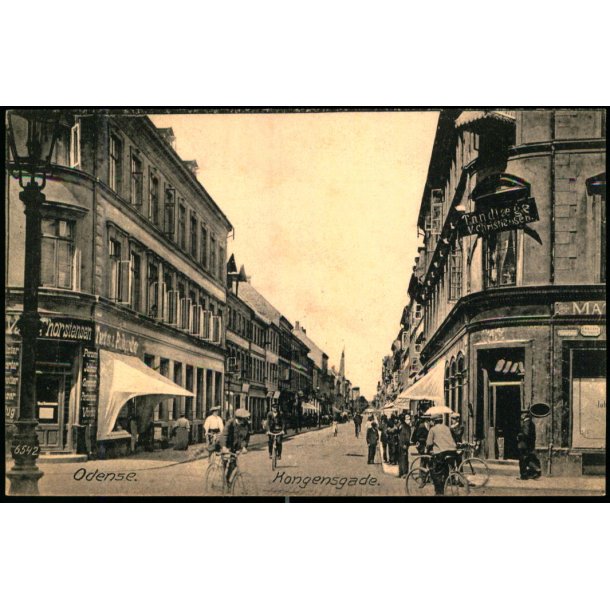 Odense - Kongensgade - Flensborg Magasinet ved Knud M�ller 6542 - Brugt