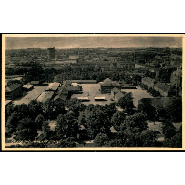 Udsigt over Aarhus Kaserne - Stender  681 - Ubrugt