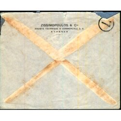 Luftpost Brev fra Grkenland til Danmark - 24 - 11 - 48