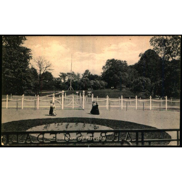 Parken ved Arres�dal - A. Jensens Bogh. 21539 - Brugt