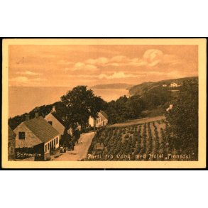 Bornholm - Parti fra Vang med Hotel 