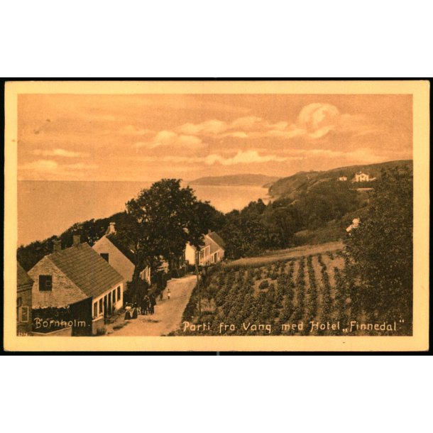 Bornholm - Parti fra Vang med Hotel "Finnedal" - Frits Srensens Bogh. 2147