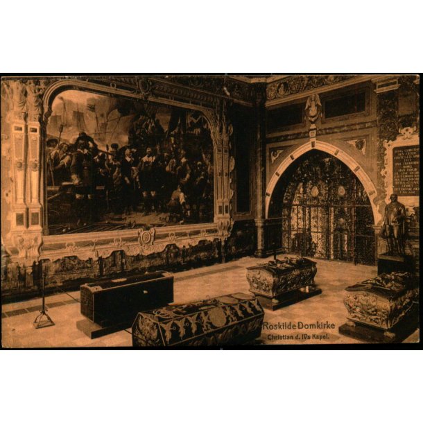 Roskilde Domkirke - Chr. IV.s Kapel - Bruuns 33516 - Ubrugt