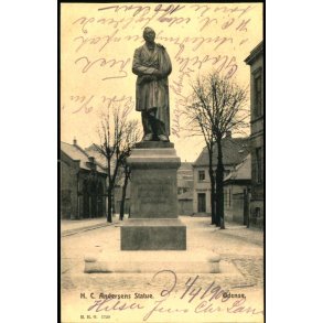 H.C. Andersens Statue - Odense - H.H.O. 1720 - Brugt