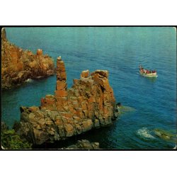 Bornholm - Klippeparti ved Helligdomsklipperne - Colbergs Bogh. 8425 - Brugt