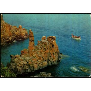 Bornholm - Klippeparti ved Helligdomsklipperne - Colbergs Bogh. 8425 - Brugt