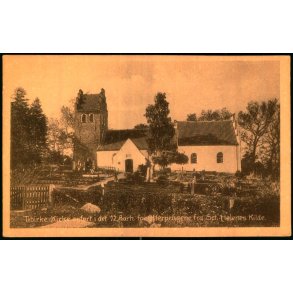 Tibirke Kirke - Opf�rt i det 12. Aarh. for offerpengene fra Sct. Helenes Kilde - V. T�rck - Ubrugt