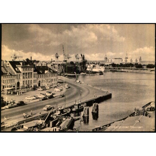 Helsing�r - Udsigt over Havnen - Stender H. 1024 K - Ubrugt