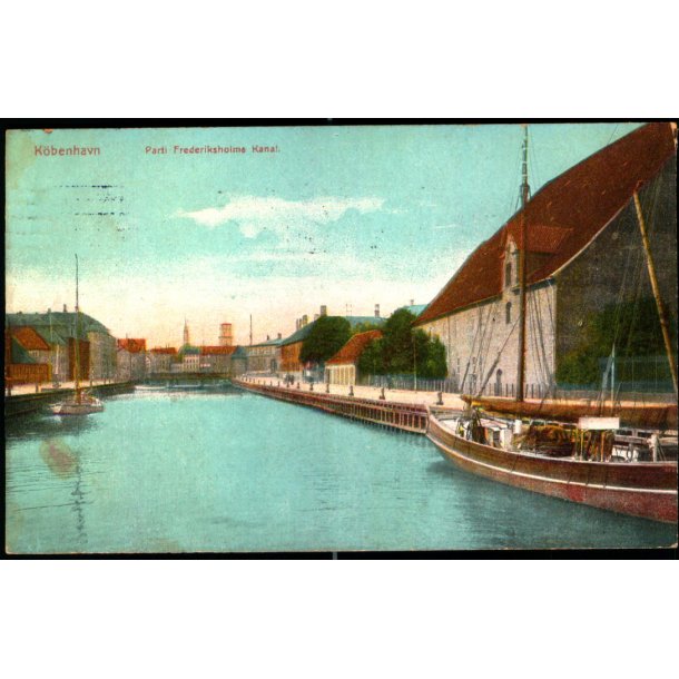 K�benhavn - Parti fra Frederiksholms Kanal - u/n