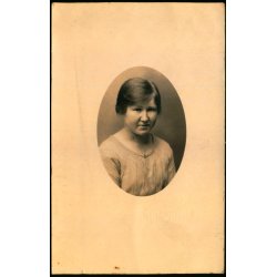 Ollerup H�jskole - Anna Kj�rd 11. Juni 1922 - Fotokort Carl Slej u/n - Ubrugt