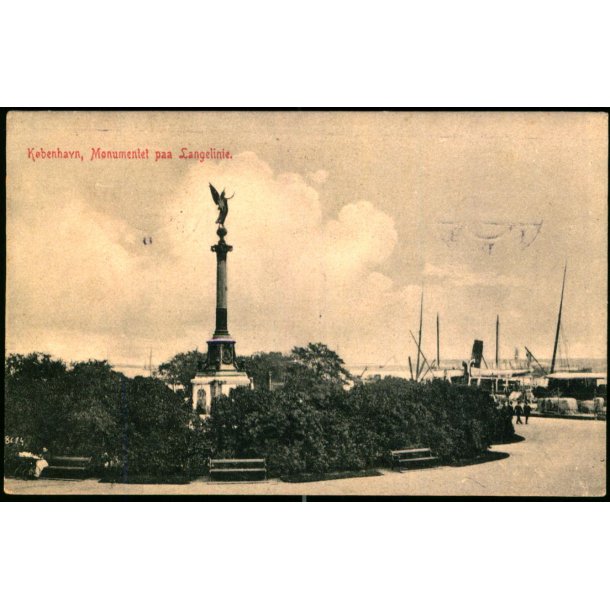 K�benhavn - Monumentet paa Langelinie - N.N.N. 50