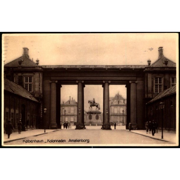 K�benhavn - Kolonaden Amalienborg - u/n