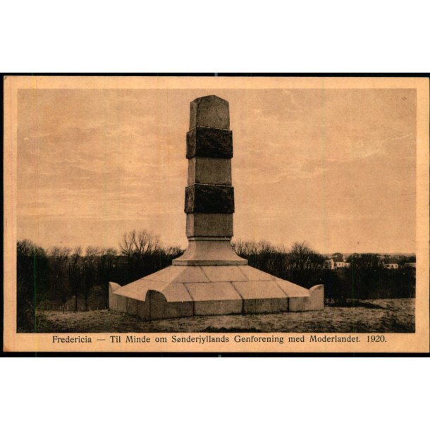 Fredericia - Til Minde om S�nderjyllands Genforening med Moderlandet 1930 - J.A.F. 83 - Ubrugt