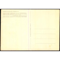 Kbenhavns Rdhus - Jens Olsen arbejder p sit Verdensur - Kbh. rdhus u/n - Ubrugt