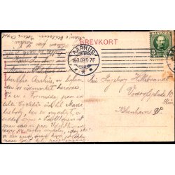 Aarhus - Varna - Pavillon - Udsigt fra Varna mod Aarhus - Aarhus Kunsthandel - J.J.N. 3581