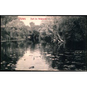 Nyborg - Parti fra Voldgraven - W.K.F. 3713 - Ubrugt