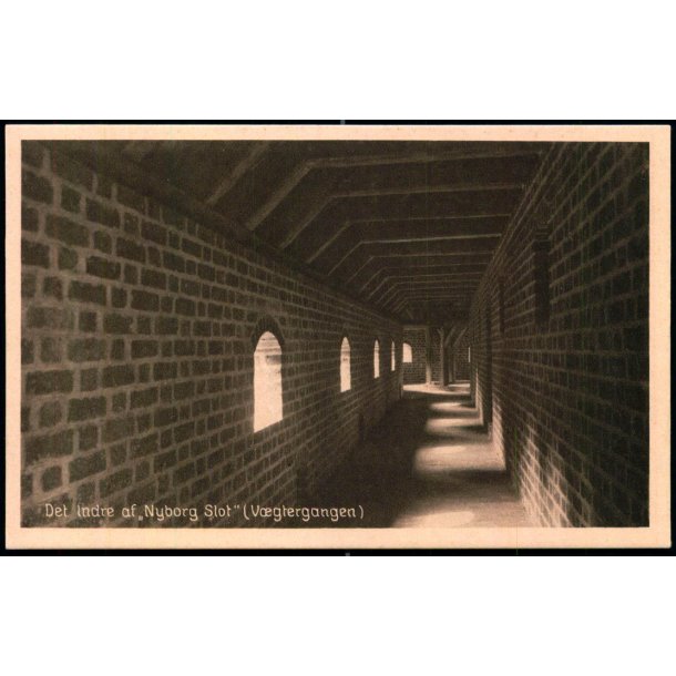 Det indre af "Nyborg Slot" (V�gtergangen) - V. Sch�nnemanns Bogh. 58155 - Ubrugt