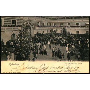 Kbenhavn - Fest i Raadhusets Gaard - Sk.B. & Kf. 734
