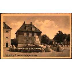 Nyk�bing F. - Genforeningsstenen - V. Kristoffersens Bogh. u/n - Ubrugt