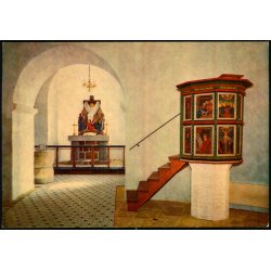 Bornholm - Sct. Ols Rundkirke indre - Colbergs Bogh. 9041 - Ubrugt