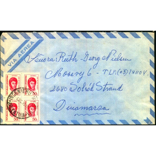 Luftpost Brev fra Argentina - 6 - 12 - 73
