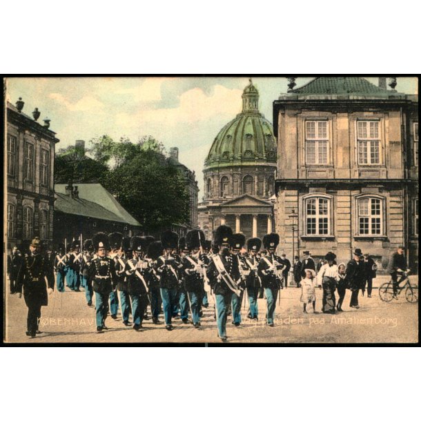 Kbenhavn - Vagtparaden paa Amalienborg - Stender 1638