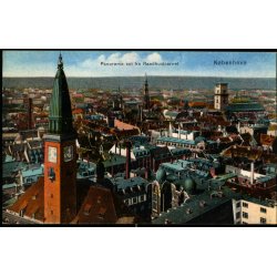 Kbenhavn -  Panorama set fra Raadhustaarnet - 12021