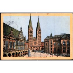 Feldpost - Bremen 18 - 3 -16 - Grammby - Nordschleswig  - Billedside : Bremen