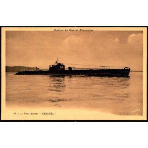 Le Sous Marin - Marine de Guerre Francaise - Blondel 65