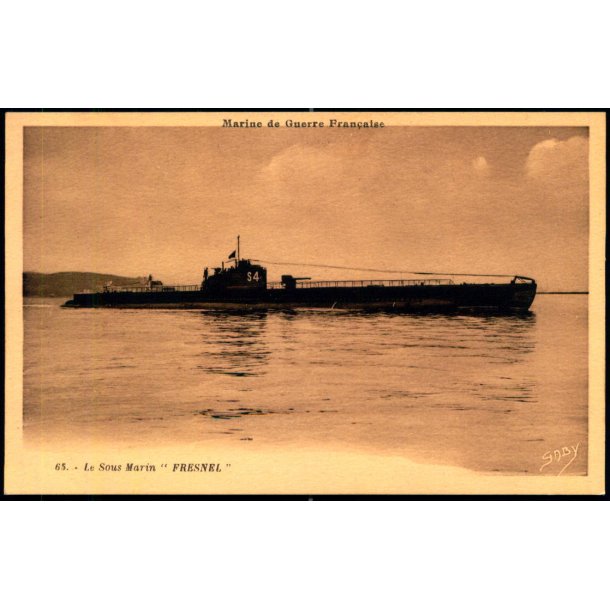 Le Sous Marin - Marine de Guerre Francaise - Blondel 65