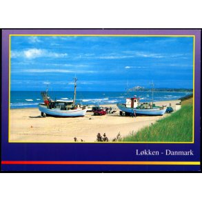 Lkken - Fiskekuttere p Staranden -  Trojaborg L 17 - Ubrugt