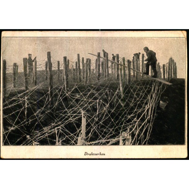 Drahtverhau - K. 195 - Ubrugt