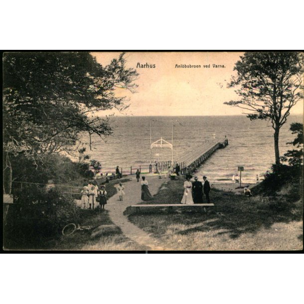 Aarhus - Anl�bsbroen ved Varna - H.B. Aarhus u/n