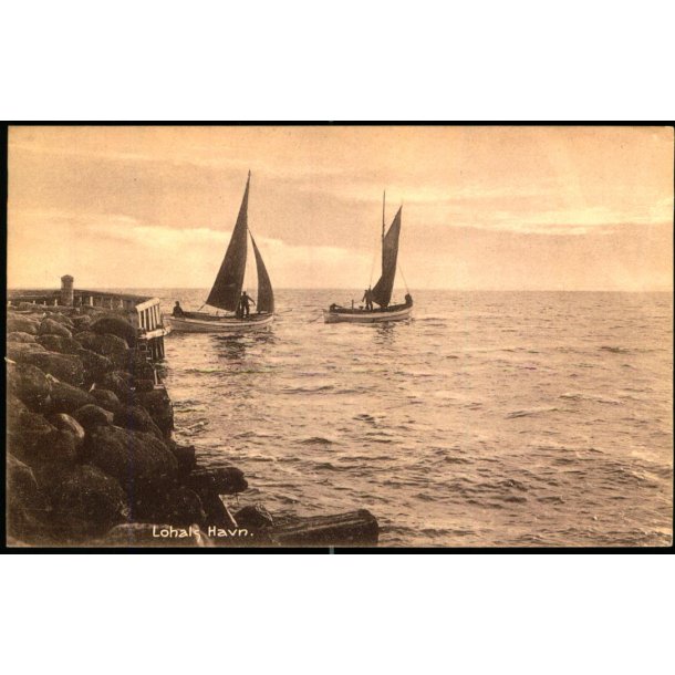 Lohals Havn - C. Jenssen- Tuch Bogh. 21819 - Ubrugt