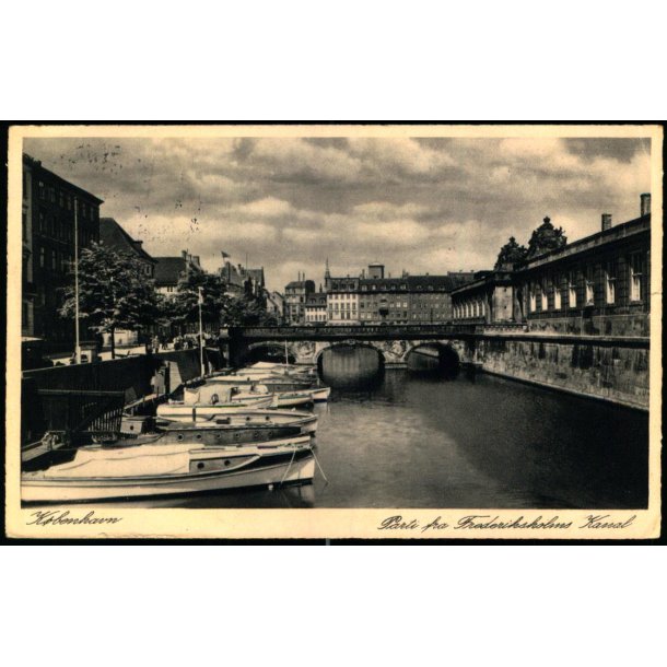 K�benhavn - Parti fra Frederiksholms Kanal - Rudolf Olsen 349