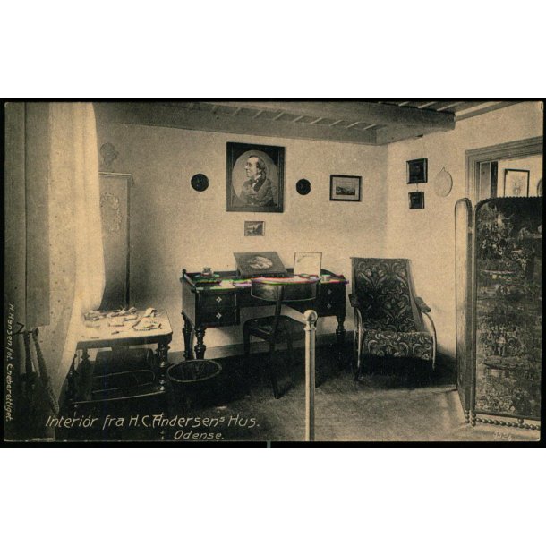 Interi�r fra H.C. Andersens Hus - Odense - H.Hansen 5526 - Ubrugt
