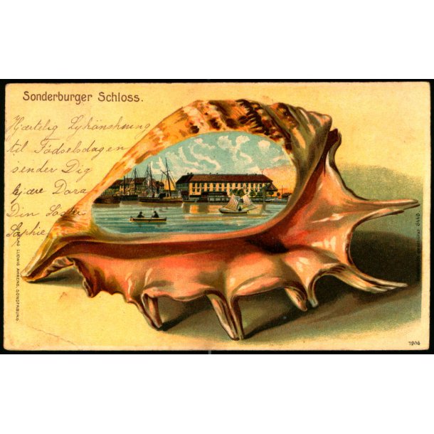 Sonderburger Schloss - Verlag Ludwig Ahrens 1906 - Brugt