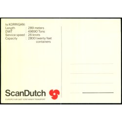 T/S KORRIGAN - Scan Dutsh - u/n - Ubrugt