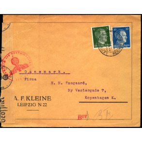 Censurbrev fra Tyskland  11 - 5 - 42 - Til Kbenhavn