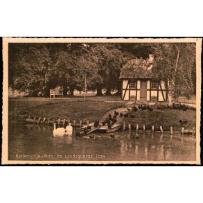 Kerteminde - Parti fra Lundsgaards Park - Einar Hansens Bogh. 60258 - Ubrugt