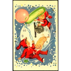 Gldeligt Nytaar - Stender Serie 609-4  - Brugt