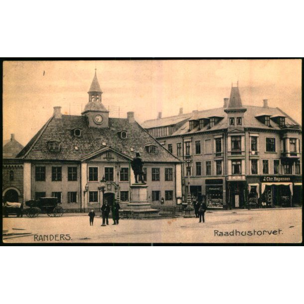 Randers - Raadhustorvet - Papirhuset 9957 - Brugt