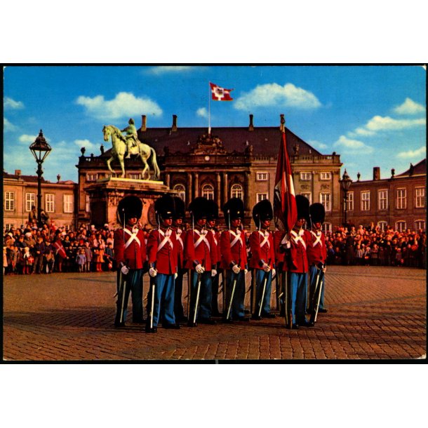 K�benhavn - Vagtparaden paa Amalienborg - Kr�ger 989/21