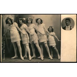 The 6 Hamilton - Exentric Step , Singers and Dancers - Fotokort u/n