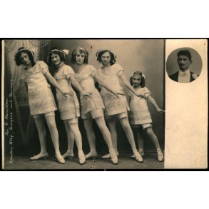 The 6 Hamilton - Exentric Step , Singers and Dancers - Fotokort u/n